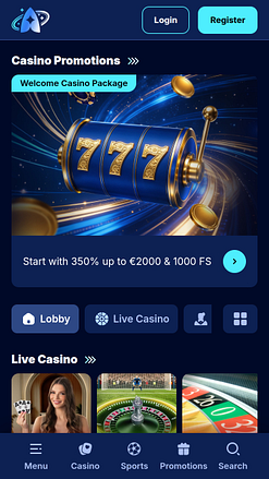 Casino Andromedasino Móvil con Crupier en Vivo