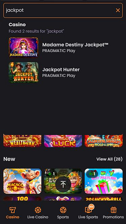 Jackpot mobile du casino ApexBets
