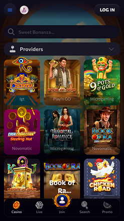 Aphrodite Casino Games Mobile