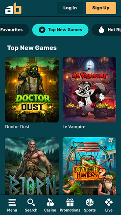 Juegos móviles del casino Arcanebet