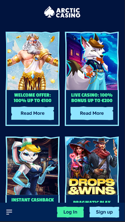 Акции Arctic Casino на мобильном