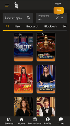 Croupier en direct mobile d'Art Casino