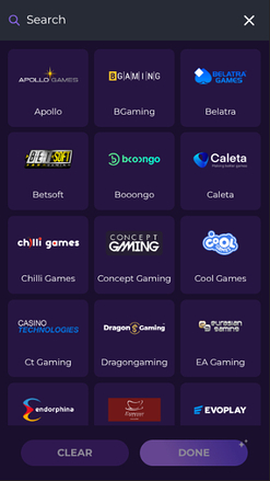 Développeurs de jeux mobiles d'Astrozino Casino