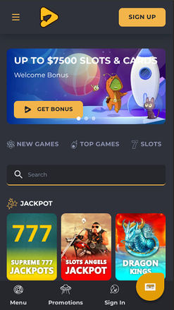 Jackpot mobile d'Aussie Play Casino