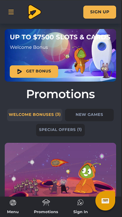 Promotions mobiles d'Aussie Play Casino