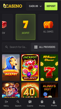 Мобильный джекпот Avocasino