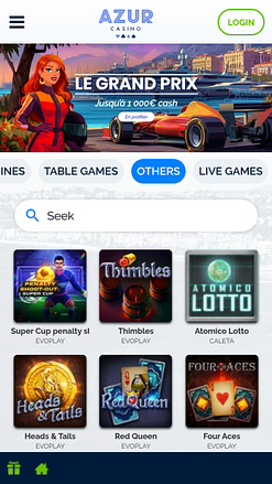 Azure Casino Autres Mobiles