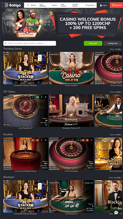 Croupier en direct mobile de Bahigo Casino