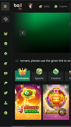 Baji mobile Startseite