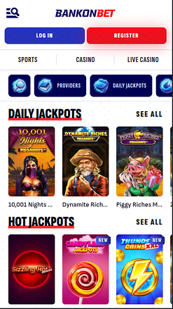 Bankonbet Casino Mobile Jackpot