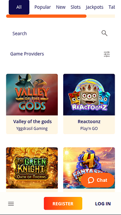 Jeux mobiles de Banzai Casino