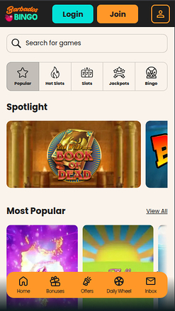 Giochi mobile di Barbados Bingo