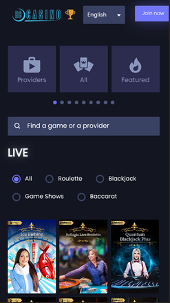 BB Casino mobiler Live-Dealer