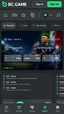 BC.Game Casino Sports Mobiles