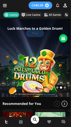 Juegos móviles de bCasino