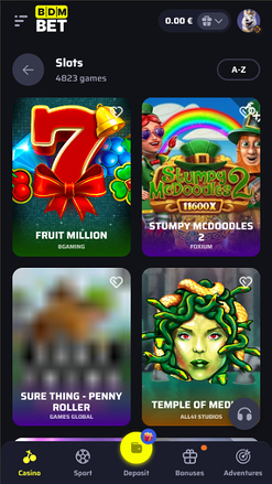 Giochi mobile di BdmBet Casino