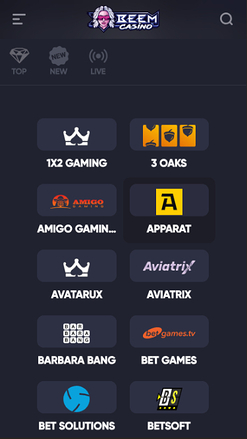 Développeurs de jeux mobiles de Beem Casino