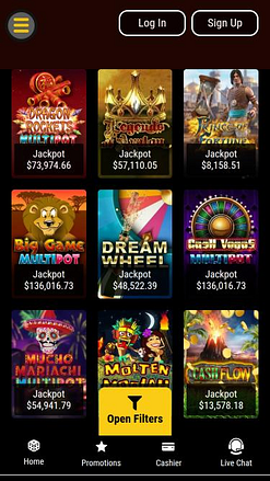 Мобильный джекпот Bella Vegas Casino