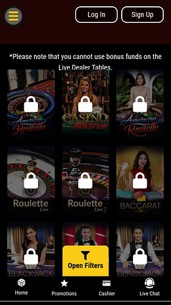Мобильный Live-дилер Bella Vegas Casino