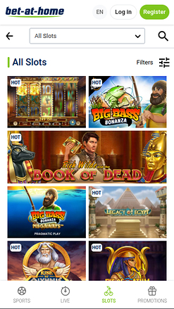Jeux mobiles de Bet-at-Home Casino
