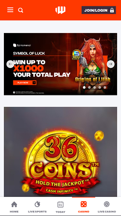 Jeux mobiles de Bet Warrior