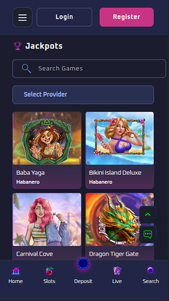 Jackpot mobile di Bet24Star Casino