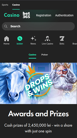 Promozioni mobile di Bet365 Casino