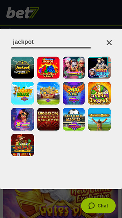 bet7 Casino Jackpot mobil