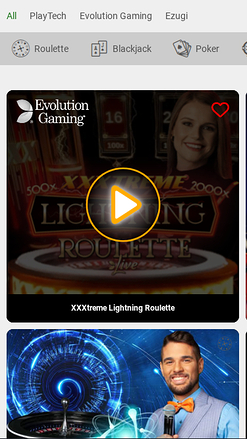 bet7 Casino Live-Dealer mobil