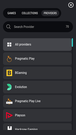 Développeurs de jeux mobiles de Betamo Casino