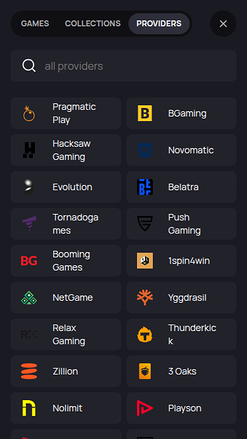 Разработчики мобильных игр Betandplay Casino