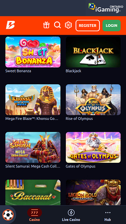 Jogos móveis do Betano Casino