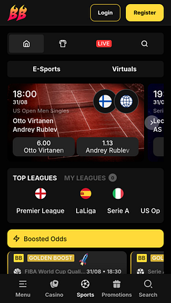 BetBluff Casino Mobile Sport
