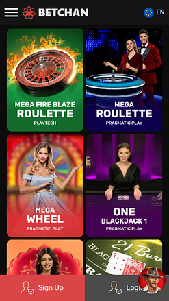 Crupier en vivo móvil de Betchan Casino