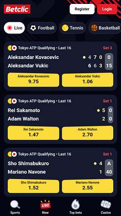 Betclic Casino Mobile Sports