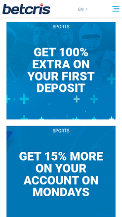 Мобильные акции Betcris