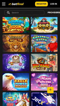 Jeux mobiles de BetFinal Casino