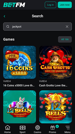 Betfm Casino Mobile Jackpot