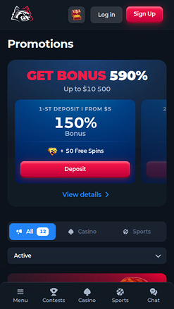 Promotions mobiles de BetFury Casino