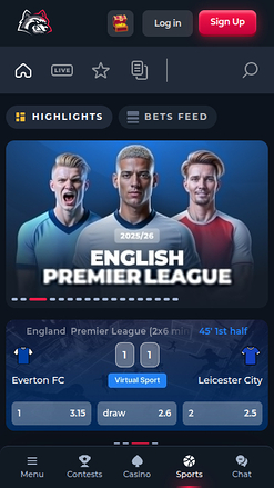 Sports mobiles de BetFury Casino