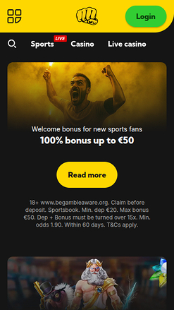 Promotions mobiles de BetHard Casino