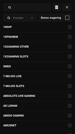 Sviluppatori di giochi per dispositivi mobili di BetHub Casino