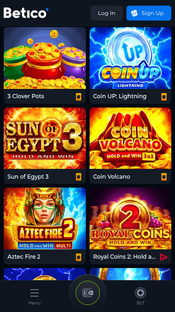 Jackpot mobile de Betico Casino