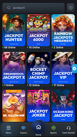 Betigma Casino Mobile Jackpot