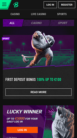 Promotions mobiles de Betinia Casino