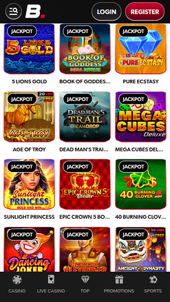 Bote móvil de Betista Casino