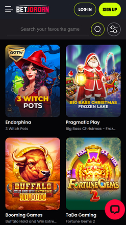 Jeux de casino BetJordan