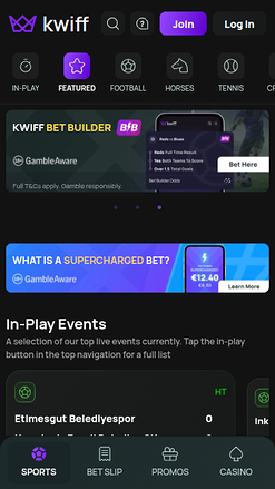 BetKwiff Casino Mobile Sports