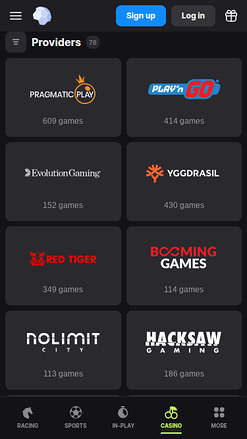 Développeurs de jeux mobiles de BetMaster Casino