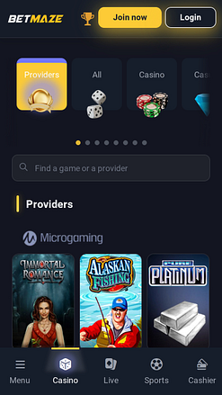 Développeurs de jeux de casino Betmaze